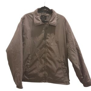 Bill Blass Men's Brown Windbreaker Jacket